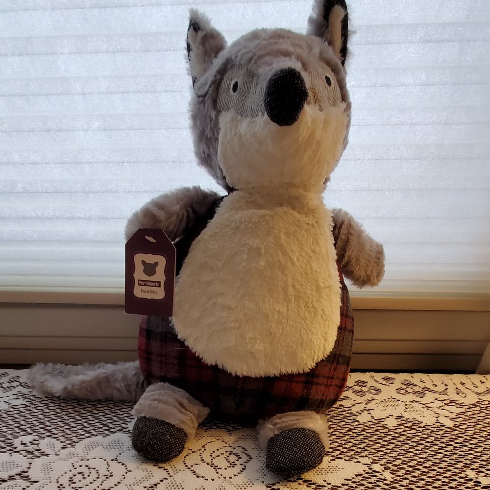 Pier 1 Sitting Animal Bently The Raccoon Pillow Door Stop